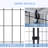 Pawhut 6' X 4' X 6' Dog Playpen Outdoor, Dog Kennel Dog Exercise Pen With Lockable Door, Water-Resistant Canopy, For Medium And Large Dogs