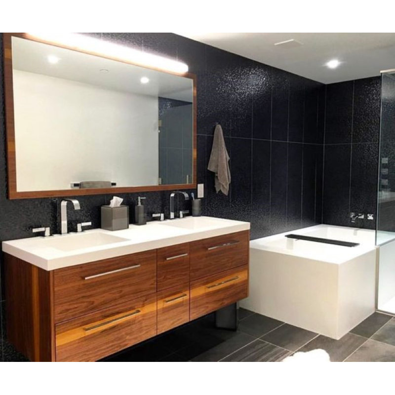Cube 72'' L Soaking Bathtub, White True High Gloss, Brushed Nickel