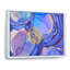Bleu et mauve, luxe, abstrait, fluide X III - Peinture sur toile-67313896-67313904