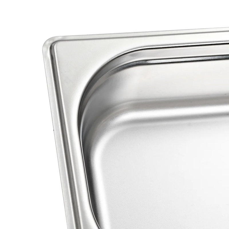 Stainless Steel Pan, 6.5cm H x 26.5cm W x 16.2cm D