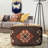 Rhine Southwestern Geometric Hand-Made Square Ottoman Pouf