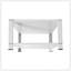 Caisson de buanderie avec tablette de rangement, L 28 po x l 28 po x H 16 po, base laveuse et sécheuse, plateforme universelle, capacité de 660 lb, base multifonction en acier robuste pour machine à laver