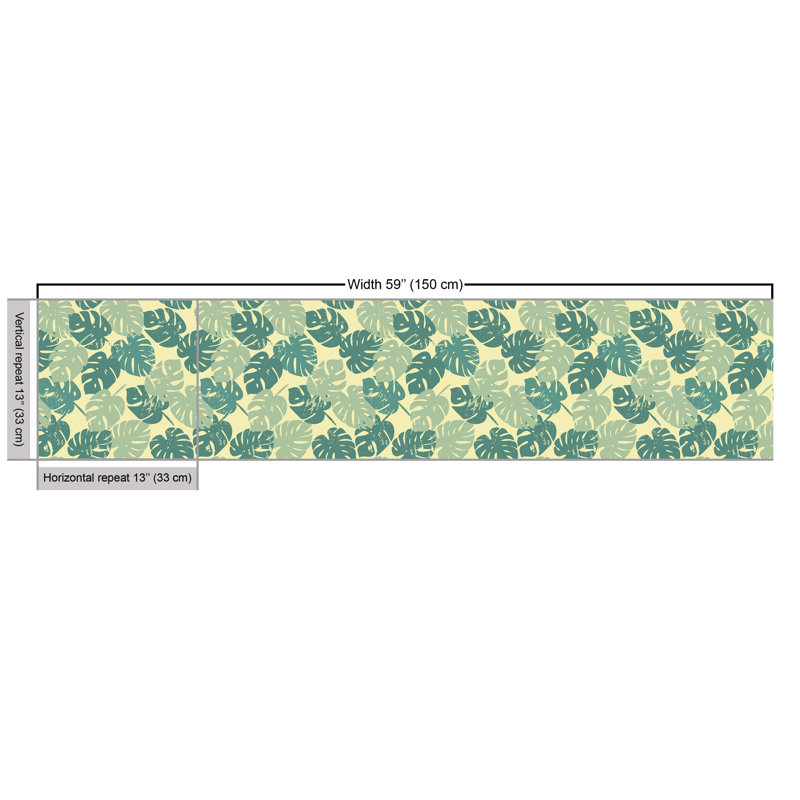 Pismo Tropical Hawaiian Leaves Fabric
