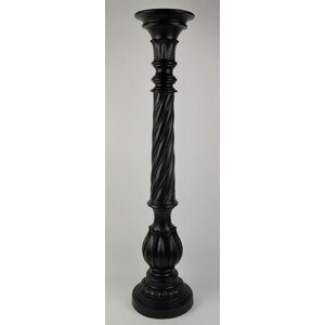 35.75" Wood Candlestick