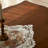 Retro-style Petal-shaped Solid woodDining Table-285389395