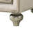 Lucienne Beige Velvet Nightstand(Includes Only Nightstand)