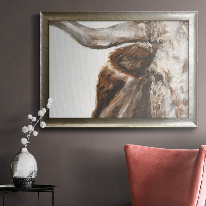 " Steer Clear I ", 16" H x 20" W x 2.5" D