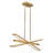 Tangent 36" Adjustable Integrated LED Linear Chandelier-1408272931