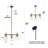 Aaroosh 3 - Light Iron Dimmable Chandelier