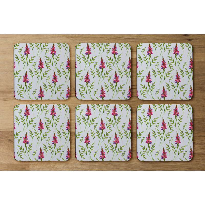 Square 6 Piece Coaster Set
