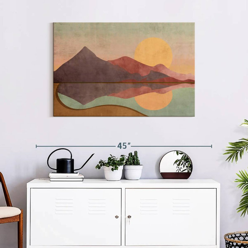 " Boho Sundown Canvas Print ", 24" H x 36" W x 1.25" D