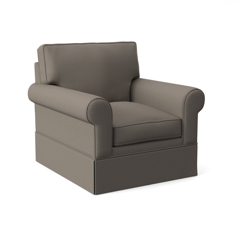 Benton Armchair, Stone Crypton Performance; 0884-83