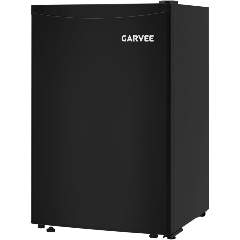 Mini réfrigérateur ultra silencieux et écoénergétique avec congélateur - réfrigérateur compact de 3,2 pieds cubes - double contrôle de la température, tablettes amovibles, porte réversible, idéal pour la chambre à coucher, le bureau, le dortoir, la cuisine et le bar