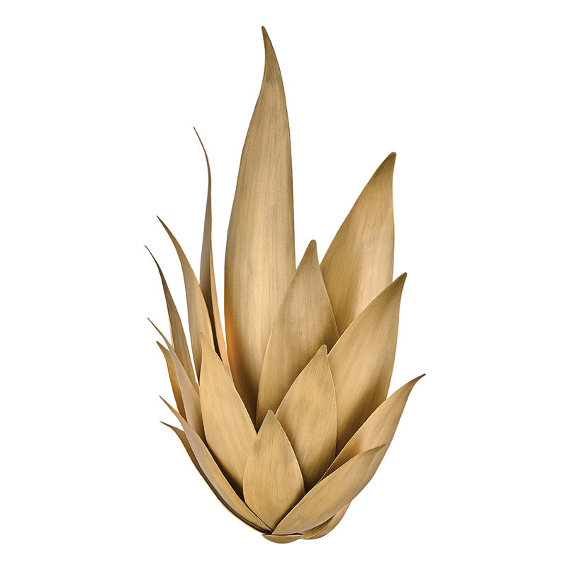 Agave 2 - Light Flush Mounted Sconce, Bronze