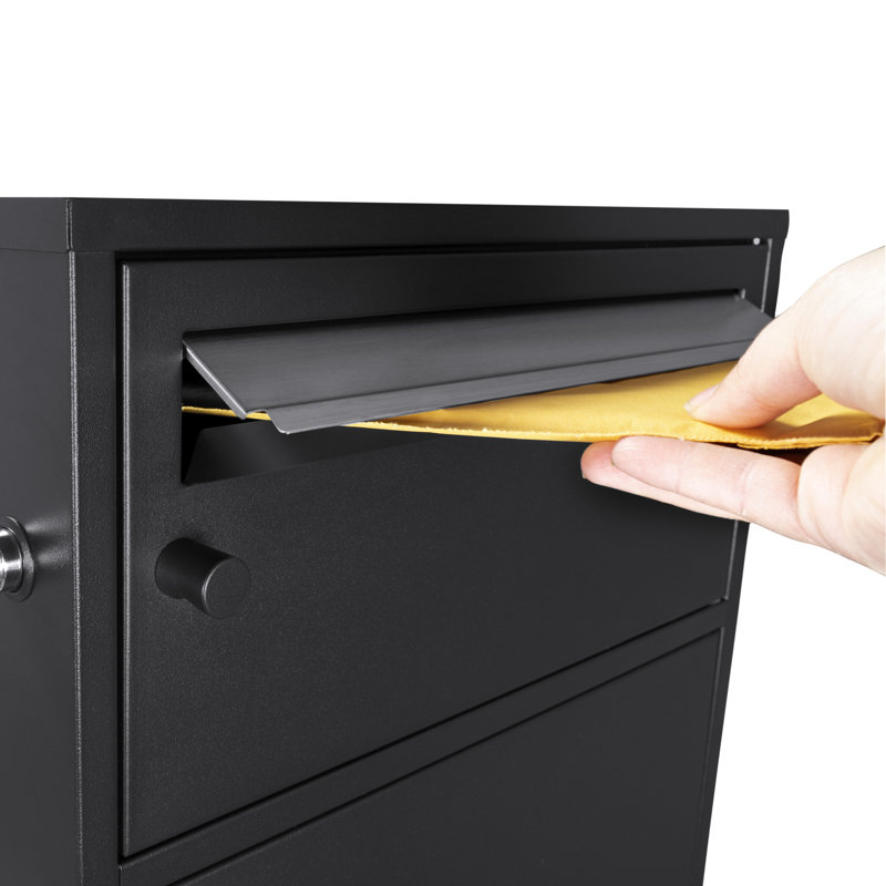 MPCB-100 Three Compartment Locking Mail and Parcel Box with Package Compartments