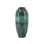 D7x16 "Vase décoratif en céramique avec glacis réactif bleu et vert