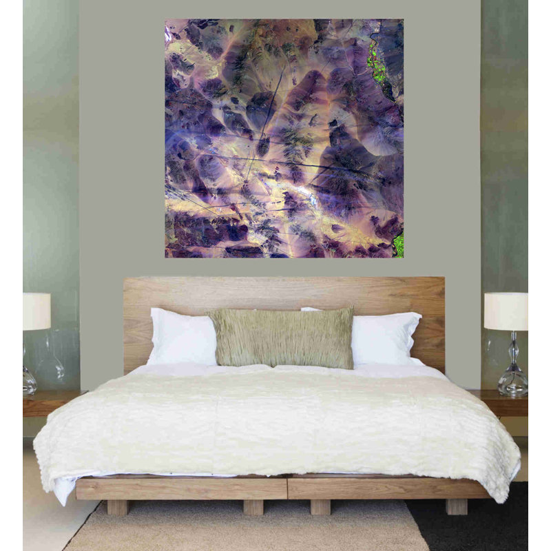«Earth As Art: Contrails», art mural sur toile, H 26 po x l 26 po x P 1,25 po