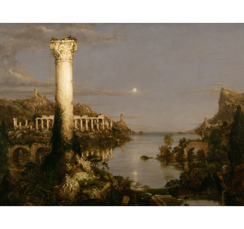 Le cours de l'empire: la désolation, H 18 po x l 24 po