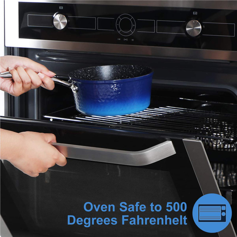 Batterie de cuisine antiadhésive 15 pièces Aluminium