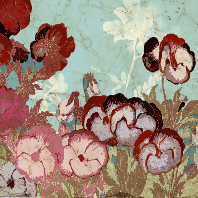 Tokyo Rose II by Vision Studio - Wrapped Canvas Painting, 51cm H x 51cm W x 3.8cm D