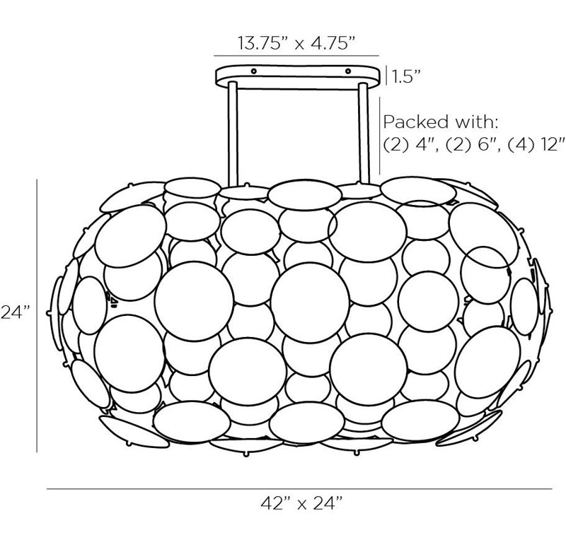 Nebula 8 - Light Chandelier