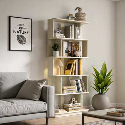 5-Tier Open Storage Bookcase,for Home and Office,Versatile and Durable Organizer