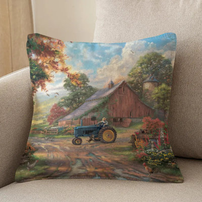 Thomas Kinkade Summer's Heritage Indoor Decorative Pillow