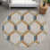 Machine Washable Indoor/Outdoor Skiljo ACN2343 Lattice Rug