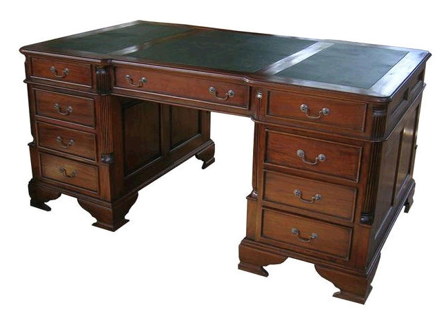 Solid Wood Top Executive Desk