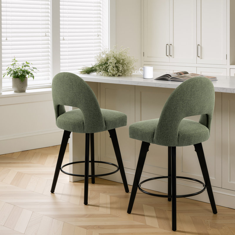 26" Swivel Counter & Bar Stool, Green