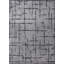 Rapture Black/Siver Gray Abstract Luxury Area Rug-68861777