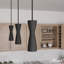 Zola 1 - Light Flat Matte Black Cone Pendant