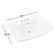 American Standard Edgemere 19.5'' White Ceramic Rectangular Bathroom Sink with Overflow