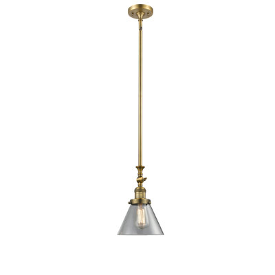 Luminaire suspendu conique à 1 lumière Harbert