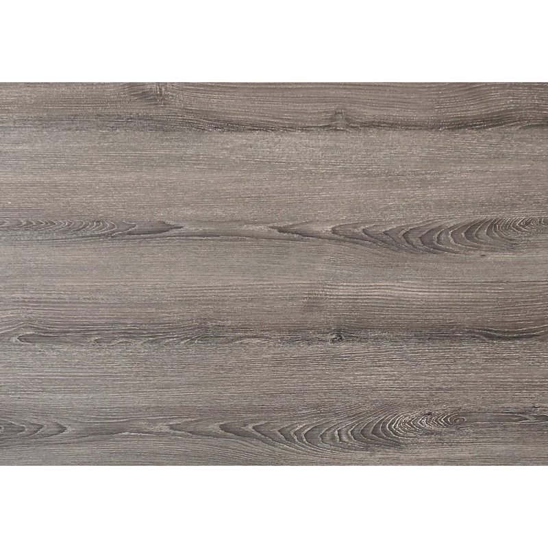 Table d'appoint élégante avec grand tiroir de rangement et structure métallique minimaliste, accent moderne, plateau taupe spacieux