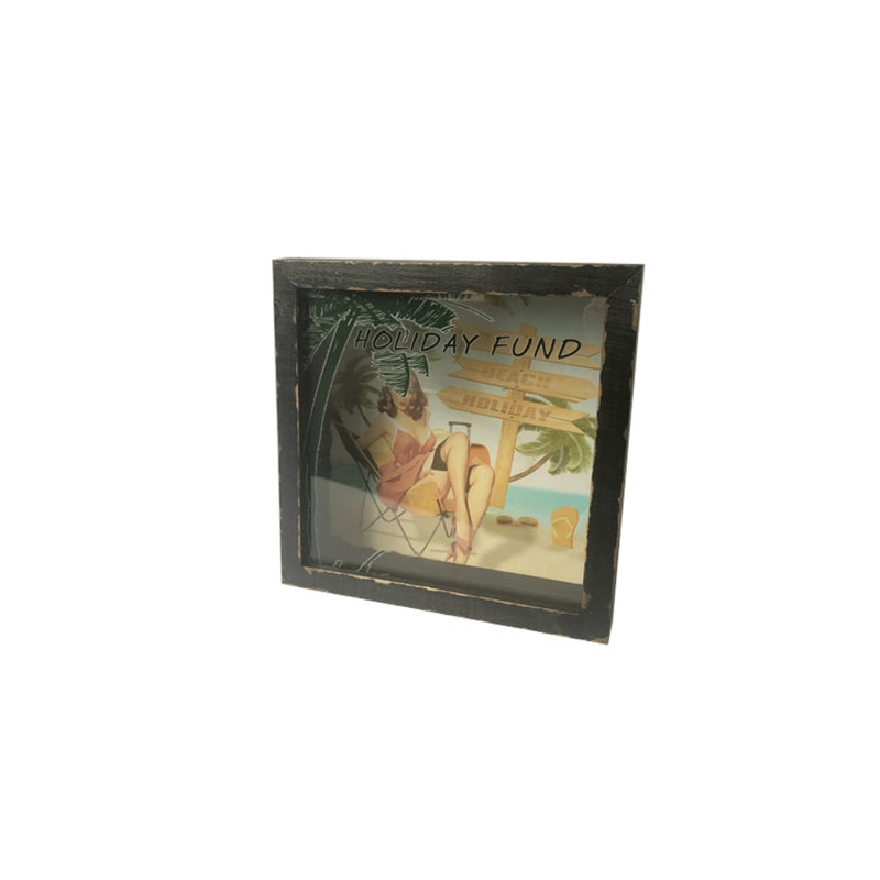 Tirelire en bois Basmala