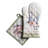 Maison d'Hermine Flying Birds 100% Cotton Oven Mitt + Pot Holder - 7.5" x 13" & 8" x 8"