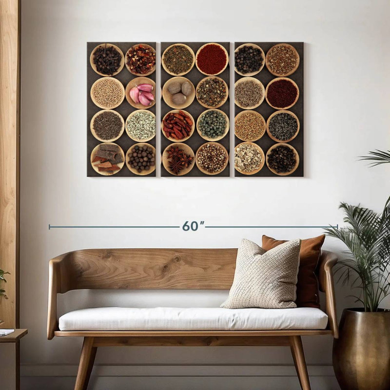 Yarlin Middle Eastern Spices, 28" H x 45" W