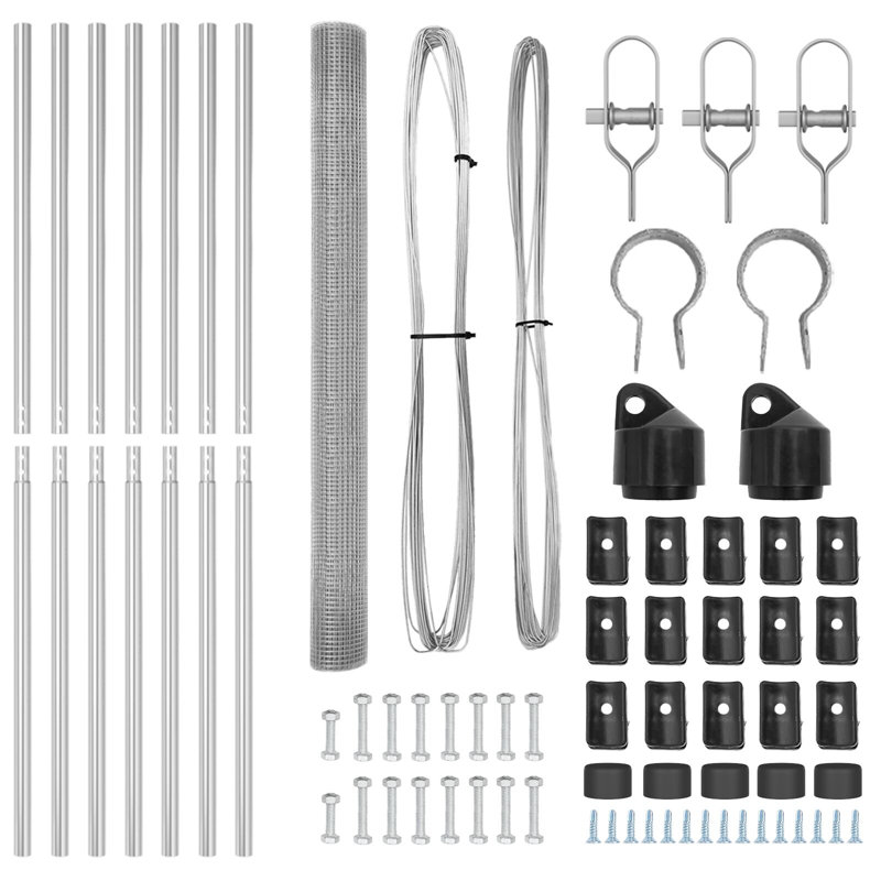 Steel Fencing Kits, 150cm H x 2500cm W
