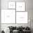 Color Block Design with Orange, Blue, and Cream Tones Extra Large Framed Wall Art Print Decor (Frame Assembly Required)-105075797