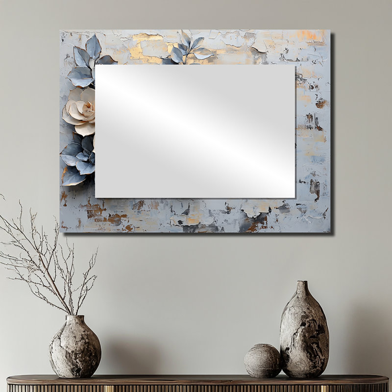 Minimalisme, motif floral avec pétales succulentes - art mural traditionnel - imprimé sur métal, 24 po x 32 po