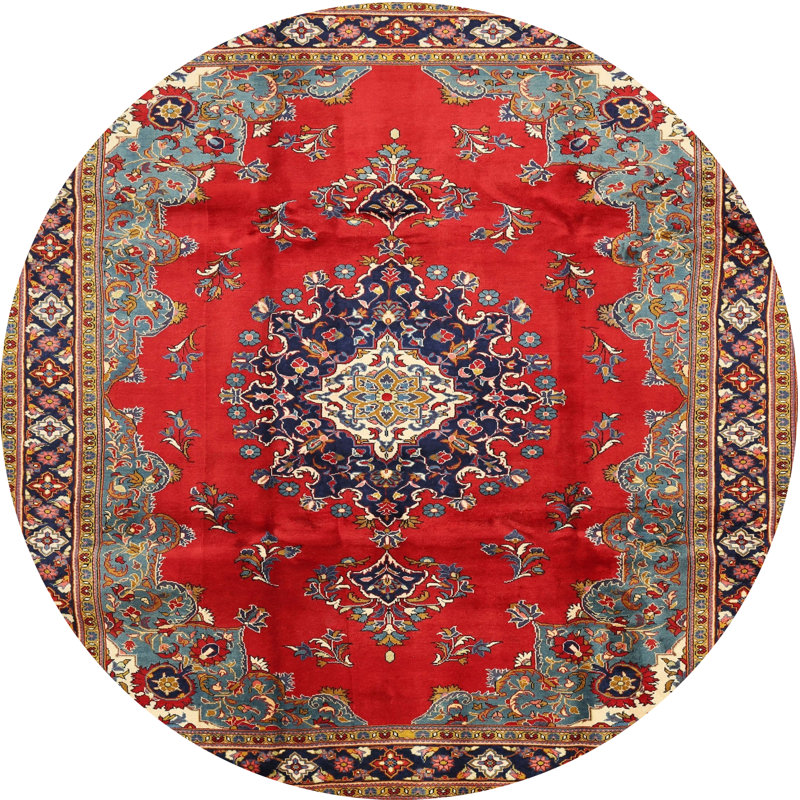 Oriental Indoor Rug, Round 8'