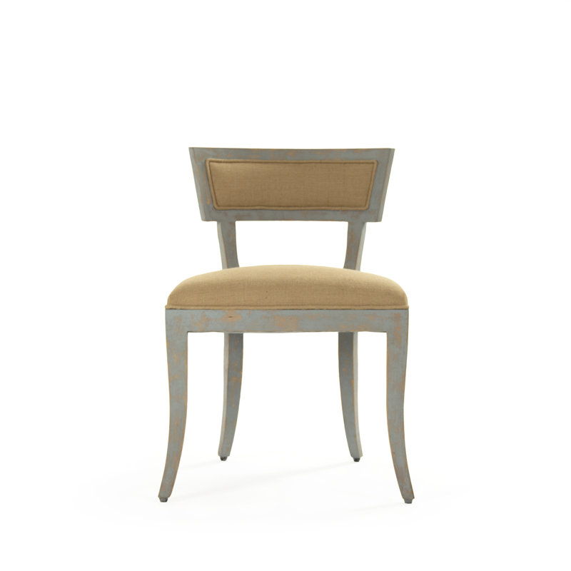 Upholstered Side Chair, Tan