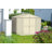 Woodbridge 10.5 ft. W x 5 ft. D Vinyl Storage Shed with Foundation