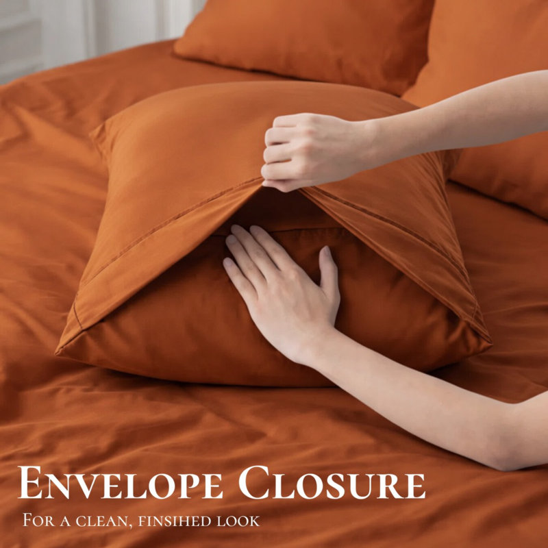Ensemble de draps en bambou ultra doux - ensemble de 4 pièces - infroissable - feuilles de refroidissement avec poches profondes