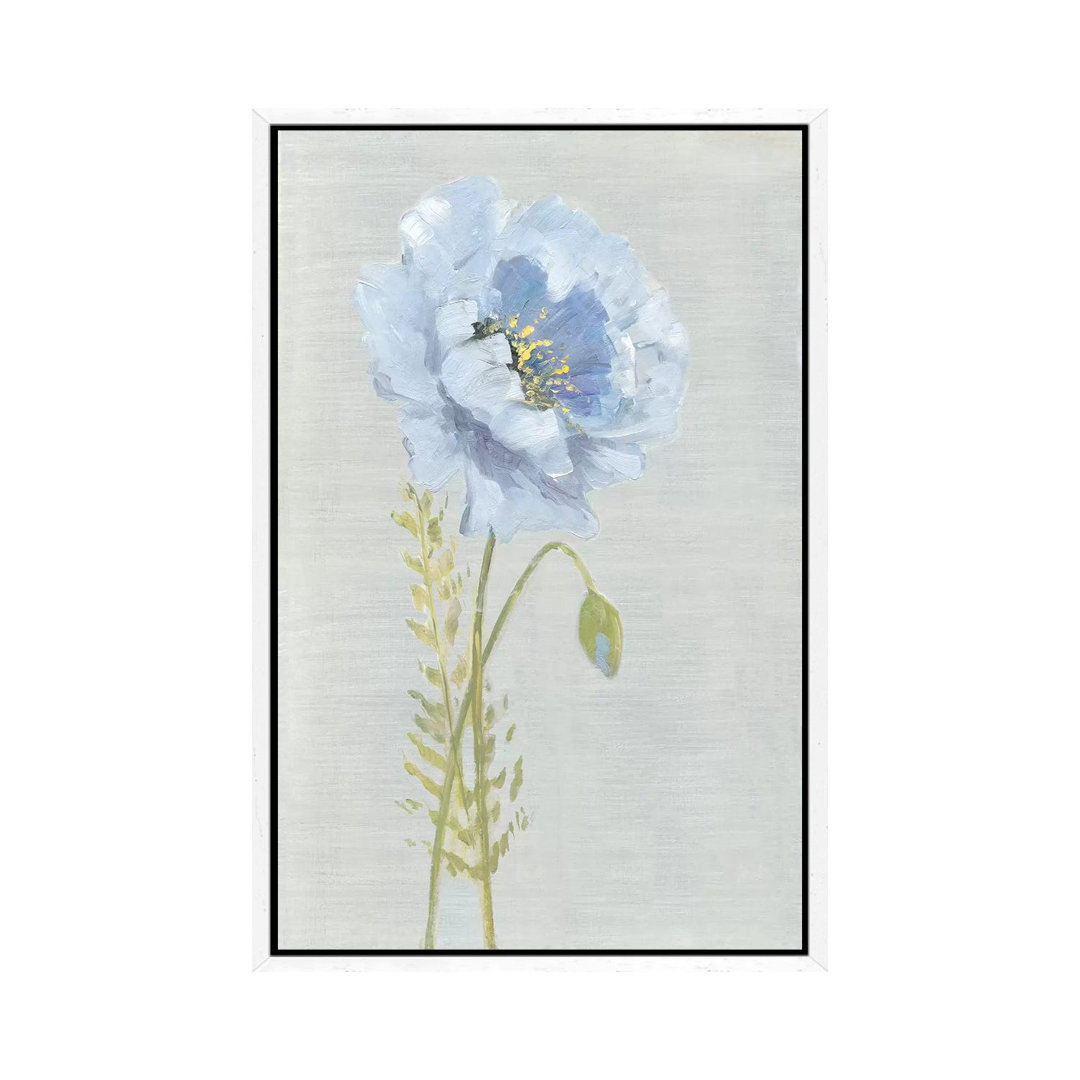 Jardin Bleu I von Sally Swatland - Galerie-verpackte Leinwand Giclée auf Leinwand