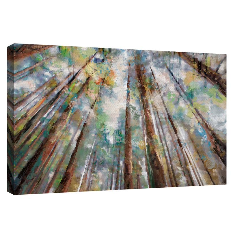 «Forest Colors», reproduction d'art sur toile sans cadre, H 24 po x l 36 po x P 1,5 po