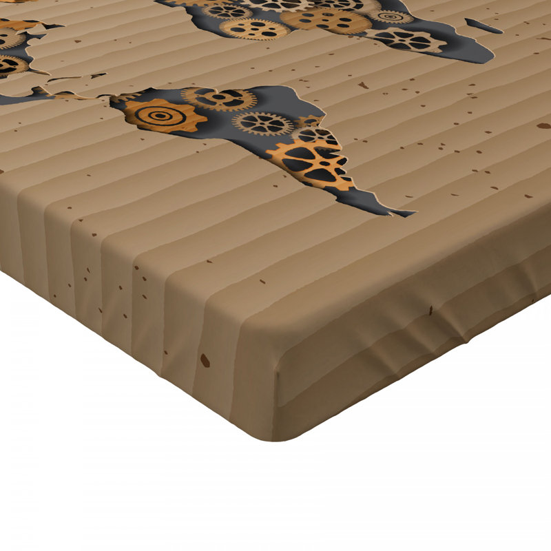 Microfiber Striped Fitted Sheet, Full Fitted Sheet