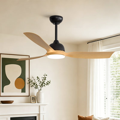 Ventilateur de plafond 3 pales 52 "avec lumière