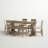 Averie Extendable Solid Wood Top Trestle Base Dining Set